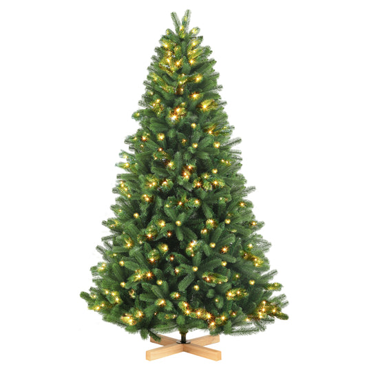 Lichterglanz Warmlicht Holzfuß